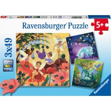 Ravensburger Puzzle 3x49 pc Magical Characters