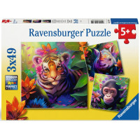 Ravensburger Puzzle 3x49 pc Children of the Jungle