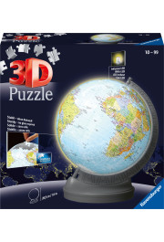 Ravensburger 3D Puzzle Ball Globe with Lighting 540 pc