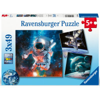 Ravensburger puzzle 3x49 pc Space