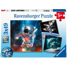 Ravensburger puzzle 3x49 pc Space