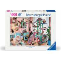 Ravensburger Puzzle 1000 pc Cat Room Paradise