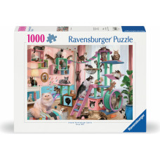 Ravensburger Puzzle 1000 pc Cat Room Paradise