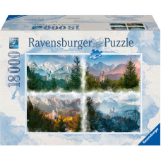 Ravensburger puzzle 18000 pc Castle Through the Seasons