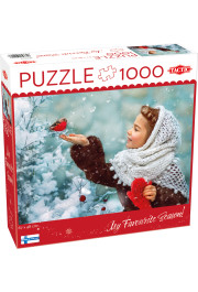 Tactic puzzle 1000 pc Girl with Red Paws