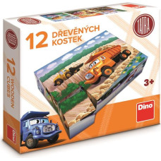 Dino Cube Puzzle 12 pc Tatra Cars