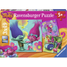 Ravensburger Puzzle 3x49 pc Trolls