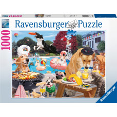 Ravensburger puzzle 1000 pc Summer Day for Dogs