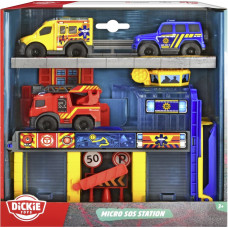 Dickie Toys Emergency Services Station and Vehicle Playset