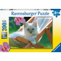 Ravensburger Puzzle 200 pc White Cat