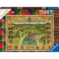 Ravensburger Puzzle 1500 pc Map of Harry Potter Hogward