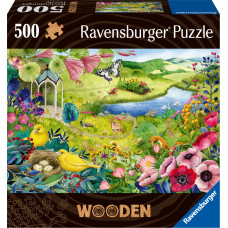 Ravensburger Wooden Puzzle 500 pc Wonderful Nature