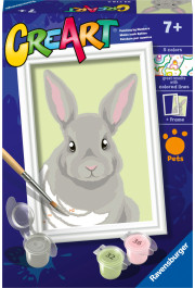 Ravensburger Paint by Numbers Gray Rabbit