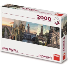 Dino Panoramic Puzzle 2000 pc Paris Collage