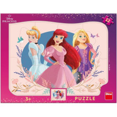 Dino Frame Puzzle 12 pc,Princess