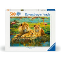 Ravensburger Puzzle 500pc Lions In The Savanna