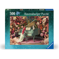 Ravensburger Puzzle 500 pc Rabbit on a Piano