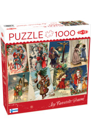 Tactic puzzle 1000 pc Retro Style Christmas Cards