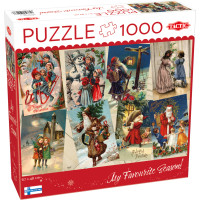 Tactic puzzle 1000 pc Retro Style Christmas Cards