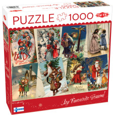 Tactic puzzle 1000 pc Retro Style Christmas Cards