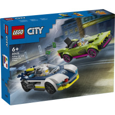 Lego City Police Car and Muscle Car Chase