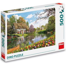 Dino Puzzle 500 pc Cottage by the Water