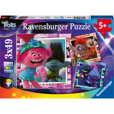 Ravensburger puzzle 3x49 pc Trolls 2