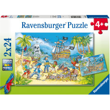 Ravensburger Puzzle 2x24 pc Pirates