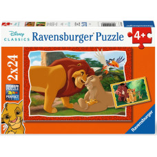 Ravensburger Puzzle 2x24 pc Family of the Lion King