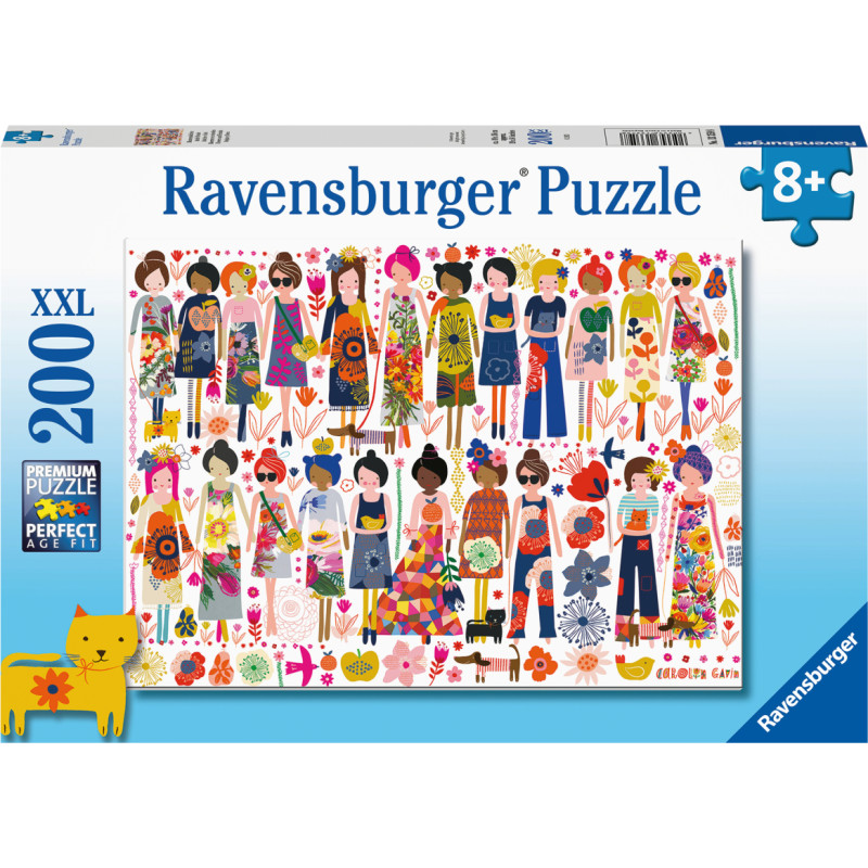 Ravensburger Puzzle 200 pc Flowers and Friends