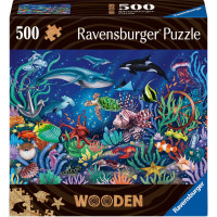 Ravensburger Wooden Puzzle 500 pc Underwater World