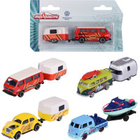 Majorette Premium Cars VW Original + Trailer 4 Different