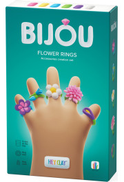 Hey Clay Modeling Clay Rings Flower