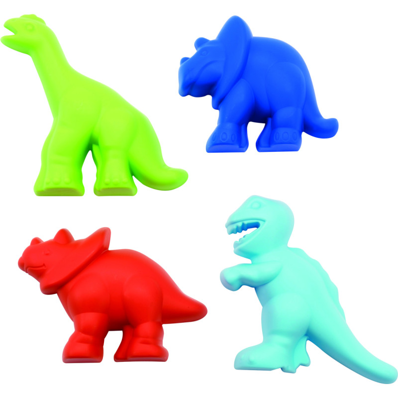 Ecoiffier Dinosaur Sand Molders 4 pc