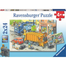 Ravensburger puzzle 2x24 pc Garbage Sorting