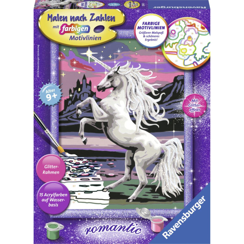 Ravensburger Painting by Numbers Magical Unicorn