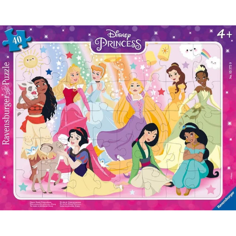 Ravensburger Frame Puzzle 40 pc Our Disney Princesses