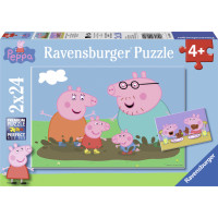 Ravensburger Pusle 2x24 pc Peppa the Pig