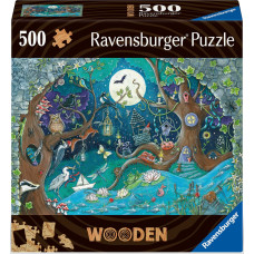 Ravensburger Wooden Puzzle 500 pc Fantasy Forest