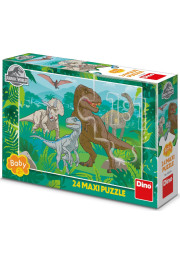 Dino Puzzle 24 pc, The world of dinosaurs