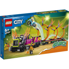 Lego City Stunt Truck & Ring of Fire Challenge