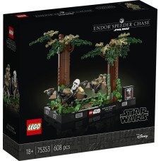 Lego Star Wars Endor Speeder Chase Diorama