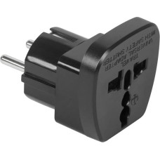 US-Euro Power Adapter with Grounding