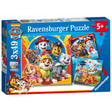 Ravensburger pusle 3x49 tk. Patrullkoerad