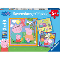 Ravensburger Puzzle 3x49 pc Peppa Pig