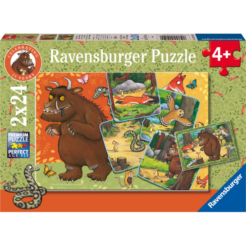 Ravensburger Puzzle 2x24 pc Forest Dwellers