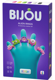 Hey Clay Modeling Clay Rings Aliens