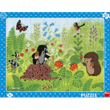 Dino Frame Puzzle 40 pc, Mole on a Strawberry