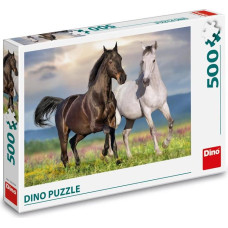 Dino Puzzle 500 pc Horses in Love