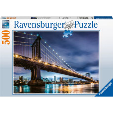 Ravensburger Puzzle 500 pc Sleepless City New York